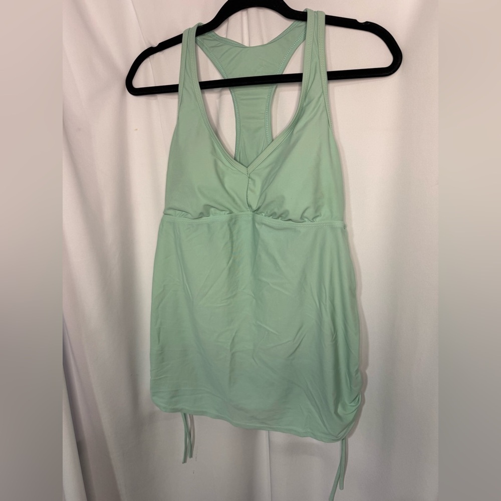 Light Mint Racerback Tank Top Tankini Top